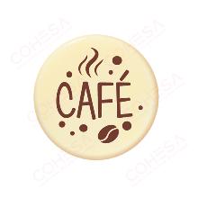 CHOCOLATE CAFE 30X30MM ENVASE 135 UNIDADES