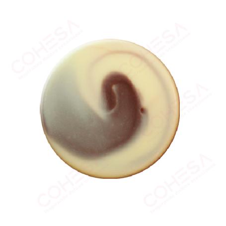 CHOCOLATE CÍRCULO MÁRMOL 30MM ENVASE 135 UNIDADES