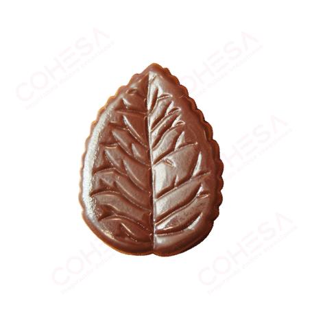 CHOCOLATE HOJA NATURA NEGRA 37X28MM ENVASE 72 UNIDADES