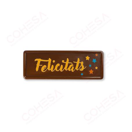 CHOCOLATE FELICITATS 29X80MM ENVASE 105 UNIDADES