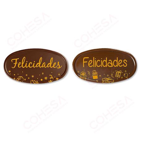 CHOCOLATE CARTEL FELICIDADES SURTIDO 50X90MM ENVASE 27 UNIDADES