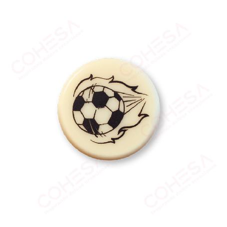 CHOCOLATE FÚTBOL 30X30MM ENVASE 135 UNIDADES