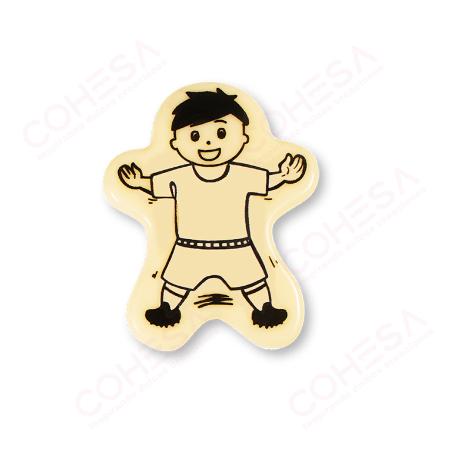 CHOCOLATE JUGADOR 1 46X36,6MM ENVASE 72 UNIDADES