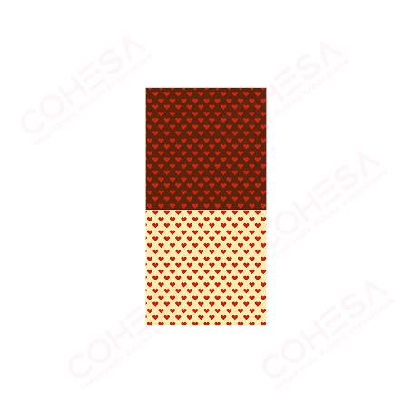 CALCOS CORAZÓN MINI TRANSFER ENVASE 25 HOJAS 390X280MM