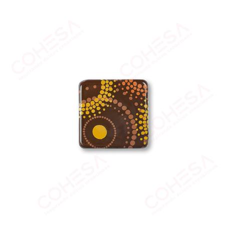 CHOCOLATE CUADRADO SUMMER 29X29MM ENVASE 135 UNIDADES 