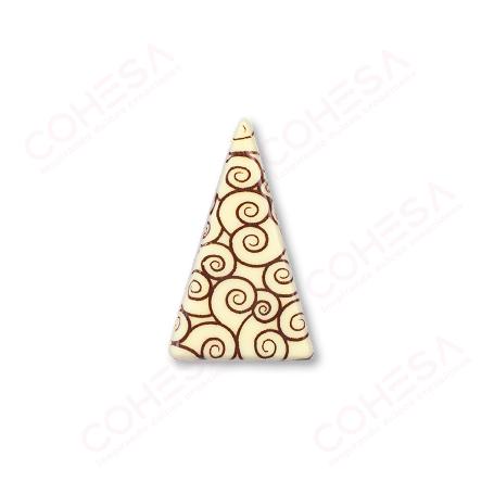 CHOCOLATE TRIÁNGULO BUCLE 47X30MM ENVASE 153 UNIDADES 