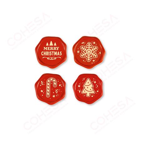 CHOCOLATE LACRE NAVIDAD SURTIDO 34X34MM ENVASE 96 UNIDADES