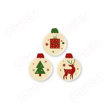 CHOCOLATE BOLA PEQUEÑA NAVIDAD SURTIDO 30X25MM ENVASE 135 UNIDADES 