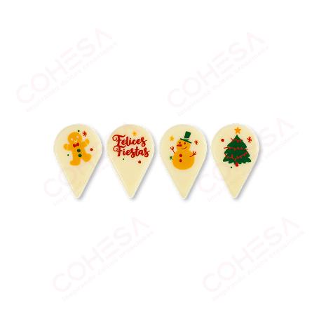 CHOCOLATE FANTASÍA NAVIDAD SURTIDO 37X24MM ENVASE 135 UNIDADES 