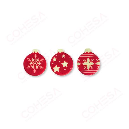 CHOCOLATE BOLA PEQUEÑA ROJA SURTIDA 30X25MM ENVASE 135 UNIDADES 