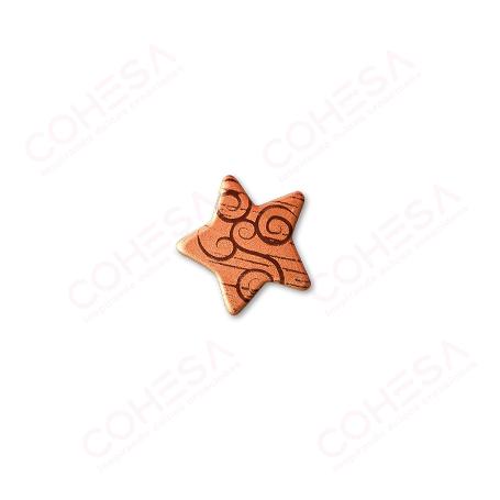 CHOCOLATE ESTRELLA ESPIRAL 31X31MM ENVASE 120 UNIDADES.