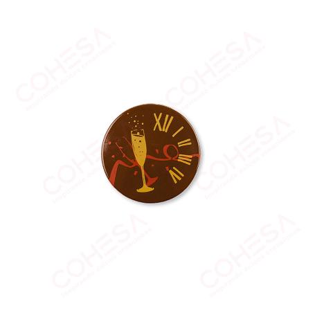 CHOCOLATE RELOJ FIN DE AÑO 50MM ENVASE 45 UNIDADES 
