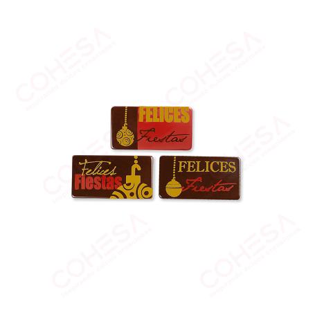 CHOCOLATE CARTEL FELICES FIESTAS SURTIDO 29X54MM ENVASE 60 UNIDADES