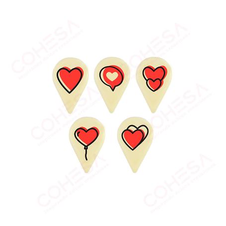 CHOCOLATE CARTOON LOVE SURTIDO 37X24MM ENVASE 135 UNIDADES