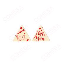 CHOCOLATE TRIANGULO LOVE SURTIDO 36X41MM ENVASE 144 UNIDADES