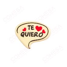 CHOCOLATE COMIC TE QUIERO 36X45MM ENVASE 72 UNIDADES