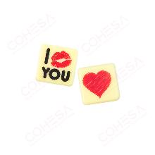 CHOCOLATE SURTIDO AMOR 29X29MM ENVASE 135 UNIDADES
