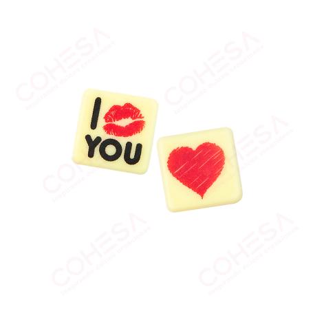 CHOCOLATE SURTIDO AMOR 29X29MM ENVASE 135 UNIDADES