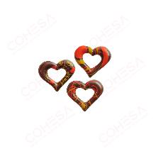 CHOCOLATE SAN VALENTIN NEGRO SURTIDO 30X34MM ENVASE 135 UNIDADES