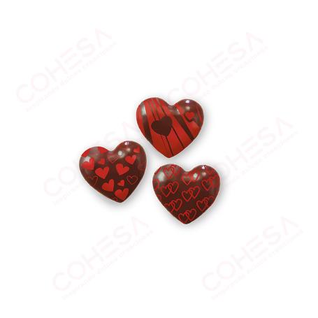 CHOCOLATE CORAZÓN SURTIDO 27X30MM ENVASE135 UNIDADES