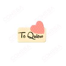 CHOCOLATE TE QUIERO 33X45MM ENVASE 72 UNIDADES