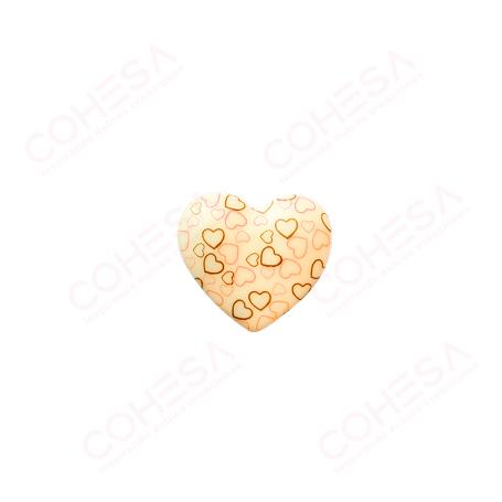 CHOCOLATE FANTASÍA CORAZÓN 30X27MM ENVASE 135 UNIDADES