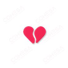 CHOCOLATE CORAZÓN PARTIDO 27,5X34MM ENVASE 240 UNIDADES