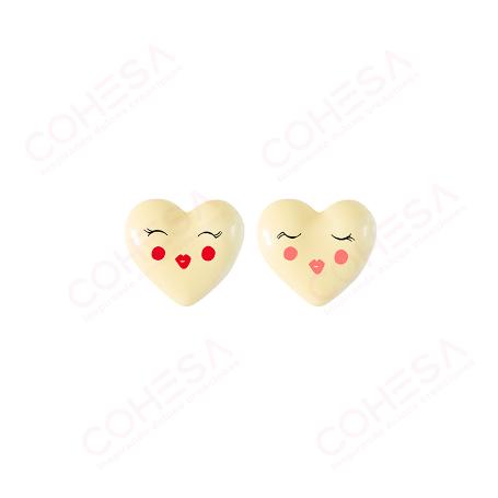 CHOCOLATE CORAZON KISS SURTIDO 27X30MM ENVASE 135 UNIDADES