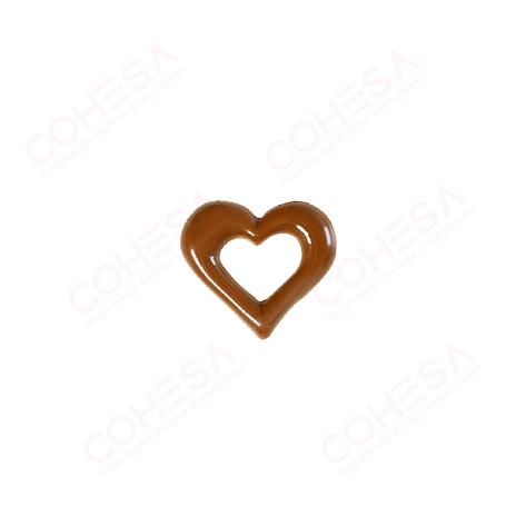 CHOCOLATE CORAZÓN LECHE 30X34MM ENVASE 135 UNIDADES