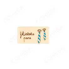 FELICITATS PARE 60 29X54MM 60 UNIDADES