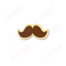 CHOCOLATE BIGOTES 30X60MM 60 ENVASE UNIDADES