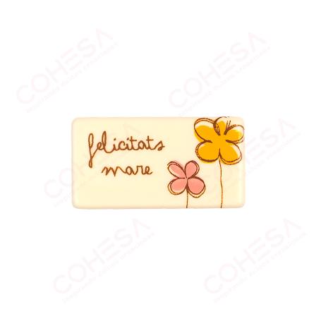 CHOCOLATE FELICITATS MARE 29X54MM 60 UNIDADES