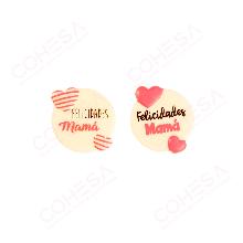 CHOCOLATE CORAZÓN MAMÁ 30,5X30MM 135 UNIDADES SURTIDAS