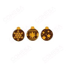 CHOCOLATE BOLA PEQUEÑA DORADA 30X25MM ENVASE 135 UNIDADES 