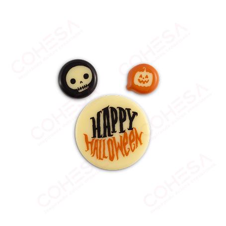 CHOCOLATE HALLOWEEN´S DAY 30X30,16X16,12X12MM 216 UNIDADES