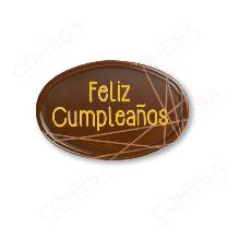 CHOCOLATE FELIZ CUMPLEAÑOS 35X55MM ENVASE 140 UNIDADES