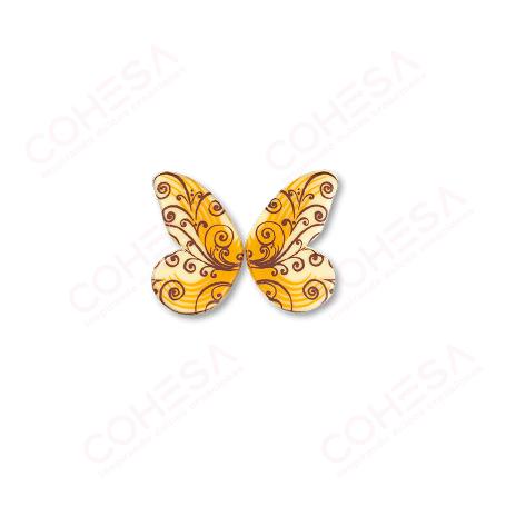CHOCOLATE MARIPOSA BLANCA 40X30MM 90 UNIDADES