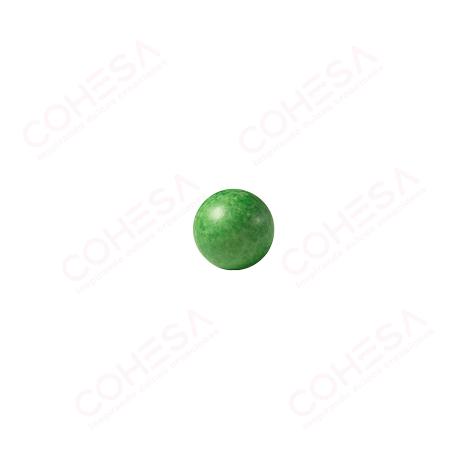 CHOCOLATE MINI BOLA VERDE 3D 20MM ENVASE 66 UNIDADES