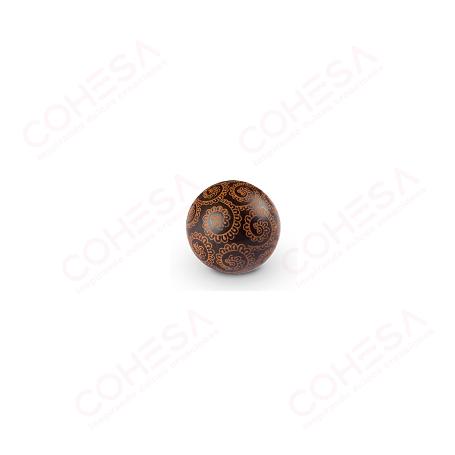 CHOCOLATE BOLA DECOR 3D 27MM ENVASE 40 UNIDADES