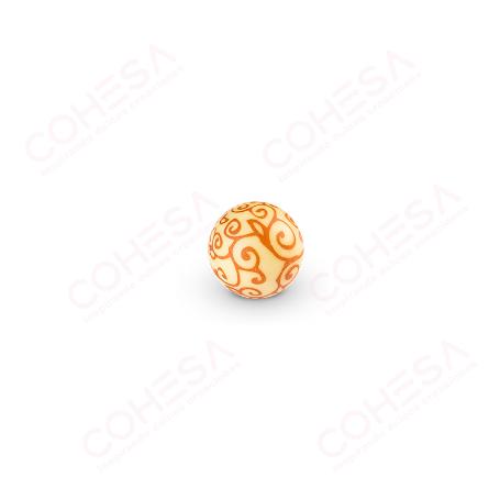 CHOCOLATE BOLA FORJA 3D 27MM ENVASE 40 UNIDADES