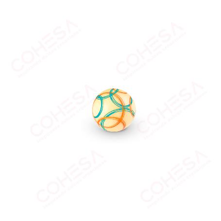 CHOCOLATE BOLA ARO 3D 27MM ENVASE 40 UNIDADES