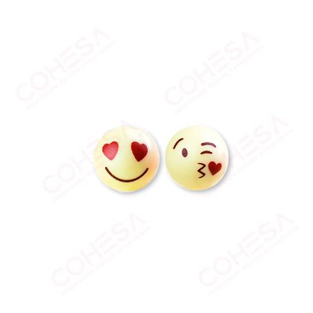 CHOCOLATE EMOTILOVE SURTIDO 3D 27MM ENVASE 40 UNIDADES