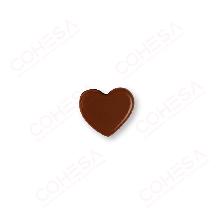 CHOCOLATE MINI CORAZÓN NEGRO 17X19MM ENVASE 270 UNIDADES