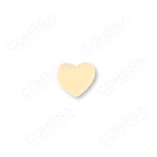 CHOCOLATE MINI CORAZÓN BLANCO 17X19MM ENVASE 270 UNIDADES