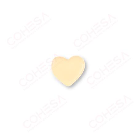 CHOCOLATE MINI CORAZÓN BLANCO 17X19MM ENVASE 270 UNIDADES