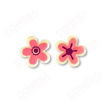 CHOCOLATE FLOR DE PASCUA ROSA SURTIDAS 27X27MM 96 UNIDADES