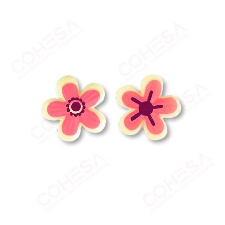 CHOCOLATE FLOR DE PASCUA ROSA SURTIDAS 27X27MM 96 UNIDADES