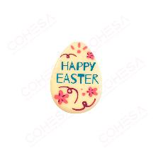 CHOCOLATE HAPPY EASTER EGG 35X26MM 135 UNIDADES