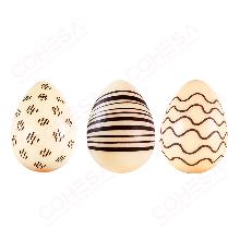 CHOCOLATE HUEVO BASIC SURTIDO 3D 35X26MM 40 UNIDADES