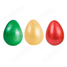 CHOCOLATE SURTIDOS HUEVOS COLORES 3D 35X26MM 40 UNIDADES